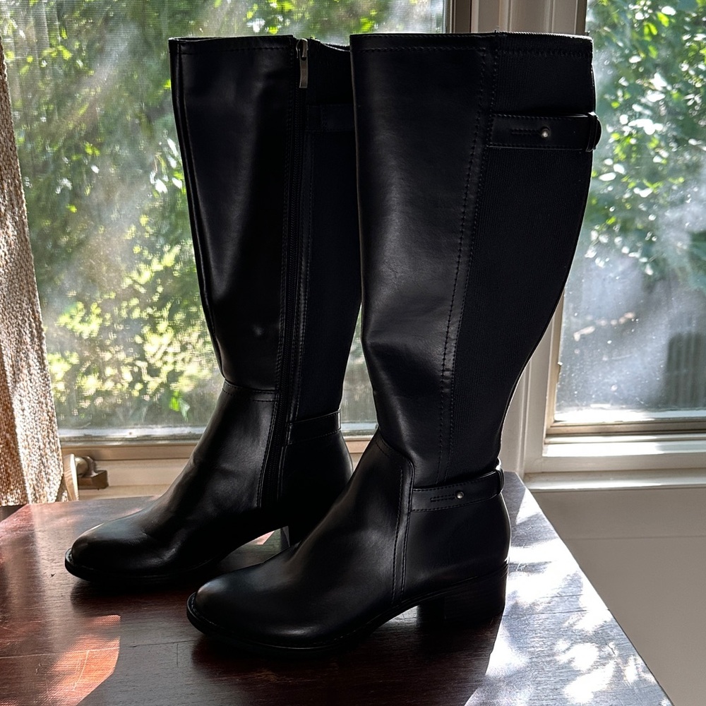 Franco Sarto Black Knee-high Boots